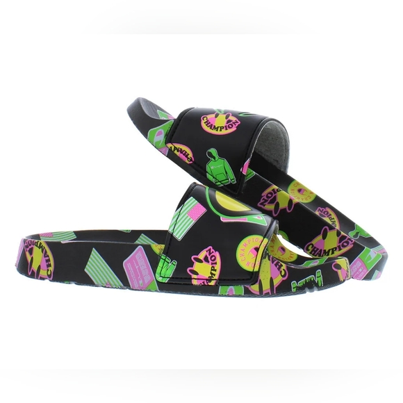 NWT Champion IPO Catch Print Slides Youth size 7 - Picture 3 of 8
